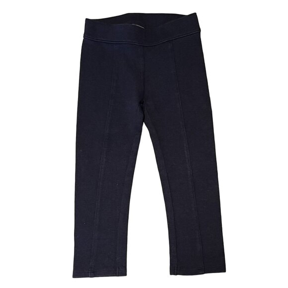 Janie and Jack Ponte Knit Pants Navy Blue Girls Size 2 New without tags Clean sm - Picture 1 of 8